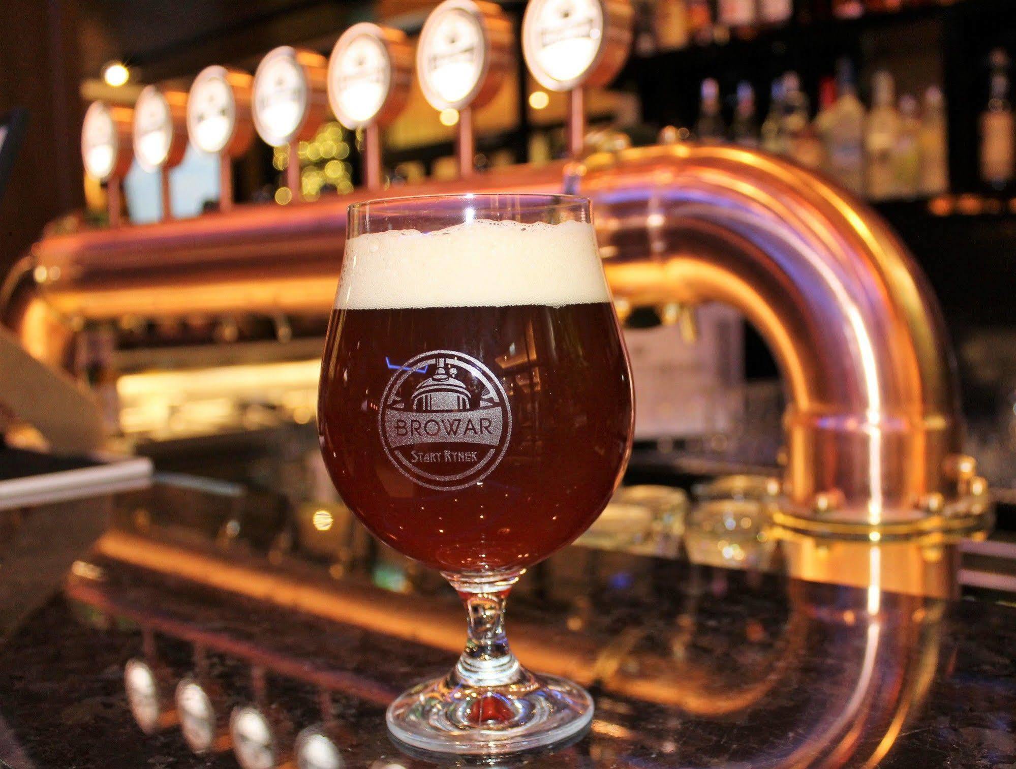 Hotel Royal & Spa Bialystok Exterior photo A glass of beer